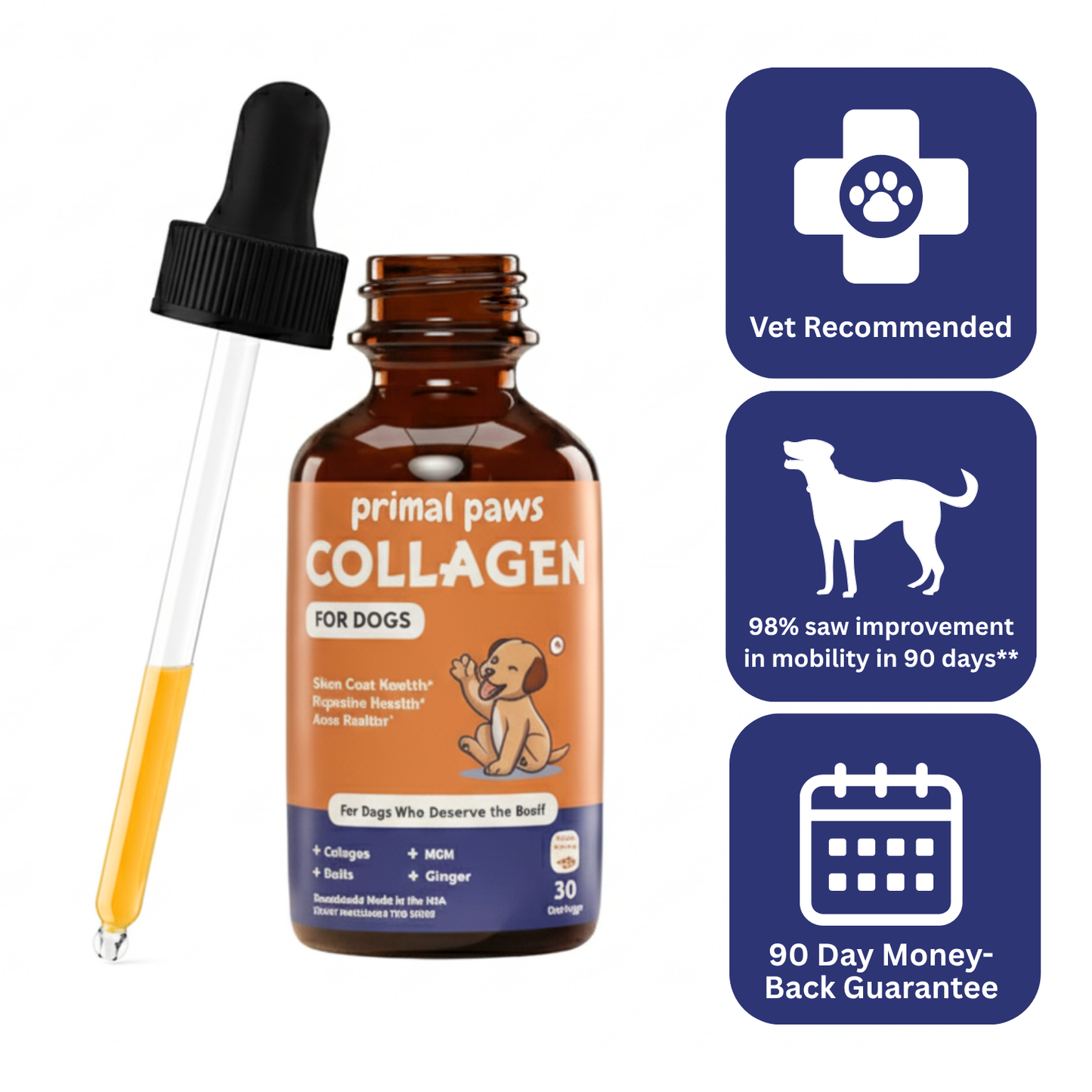 Primal Paws Liquid Collagen for Dogs